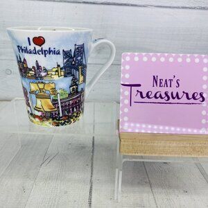 The Postcard Factory I LOVE PHILADELPHIA City of Brotherly Love Graphic Mug Cup